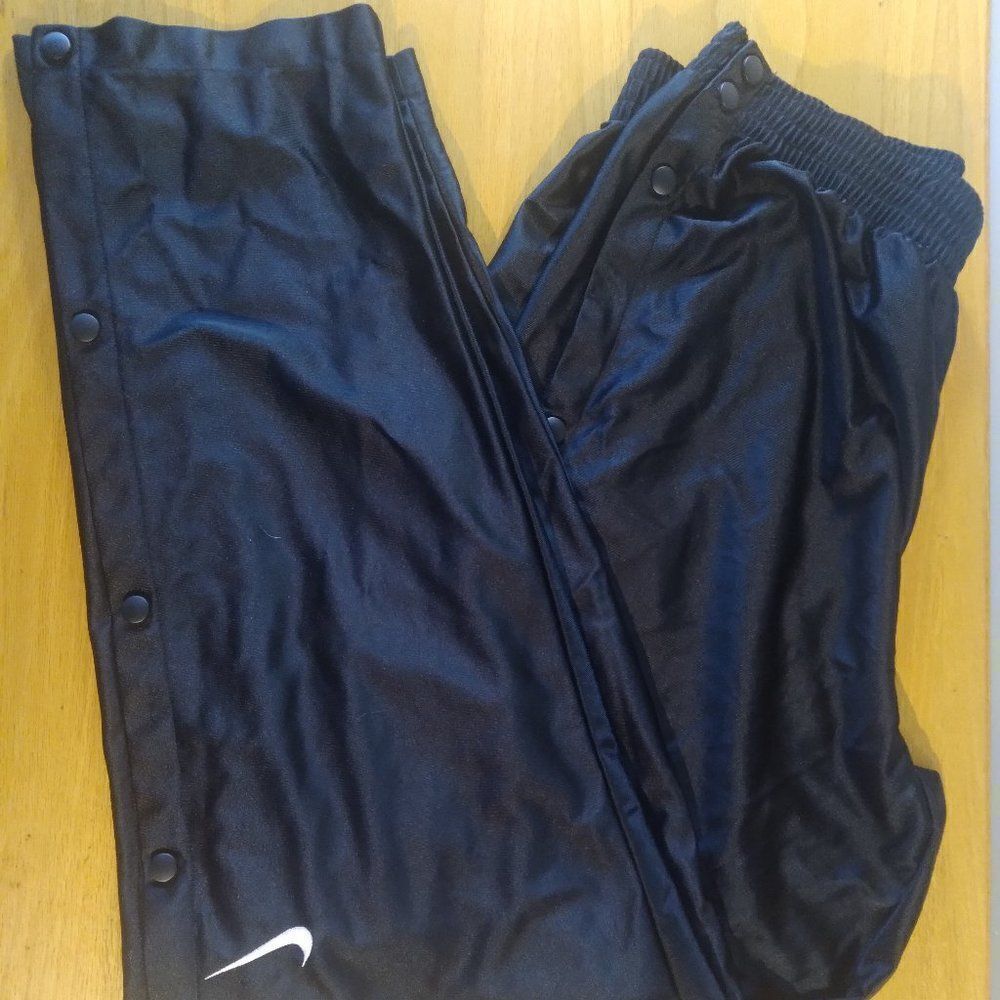 Vintage 90s Nike Sweat Pants Dazzle Shimmer Full Snap